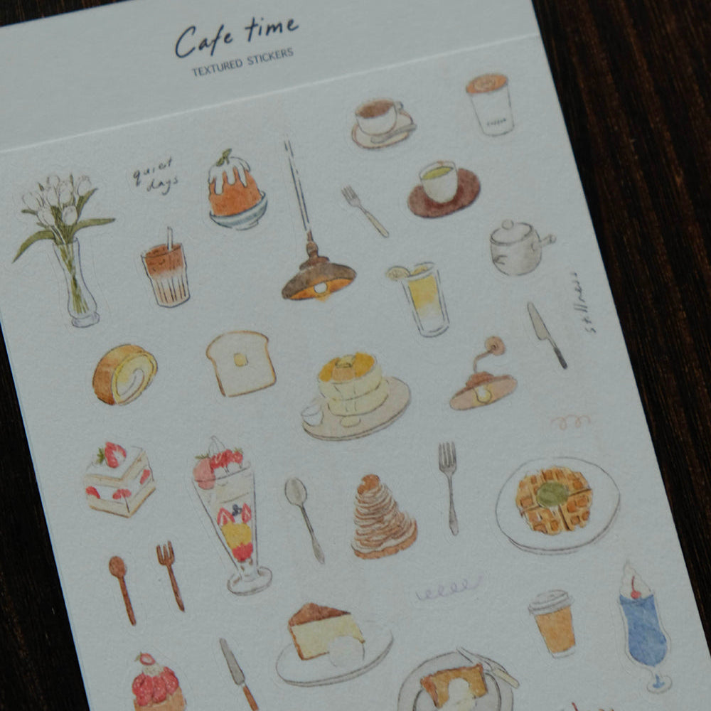 Wenyea's Illustration Sticker - Cafe Time