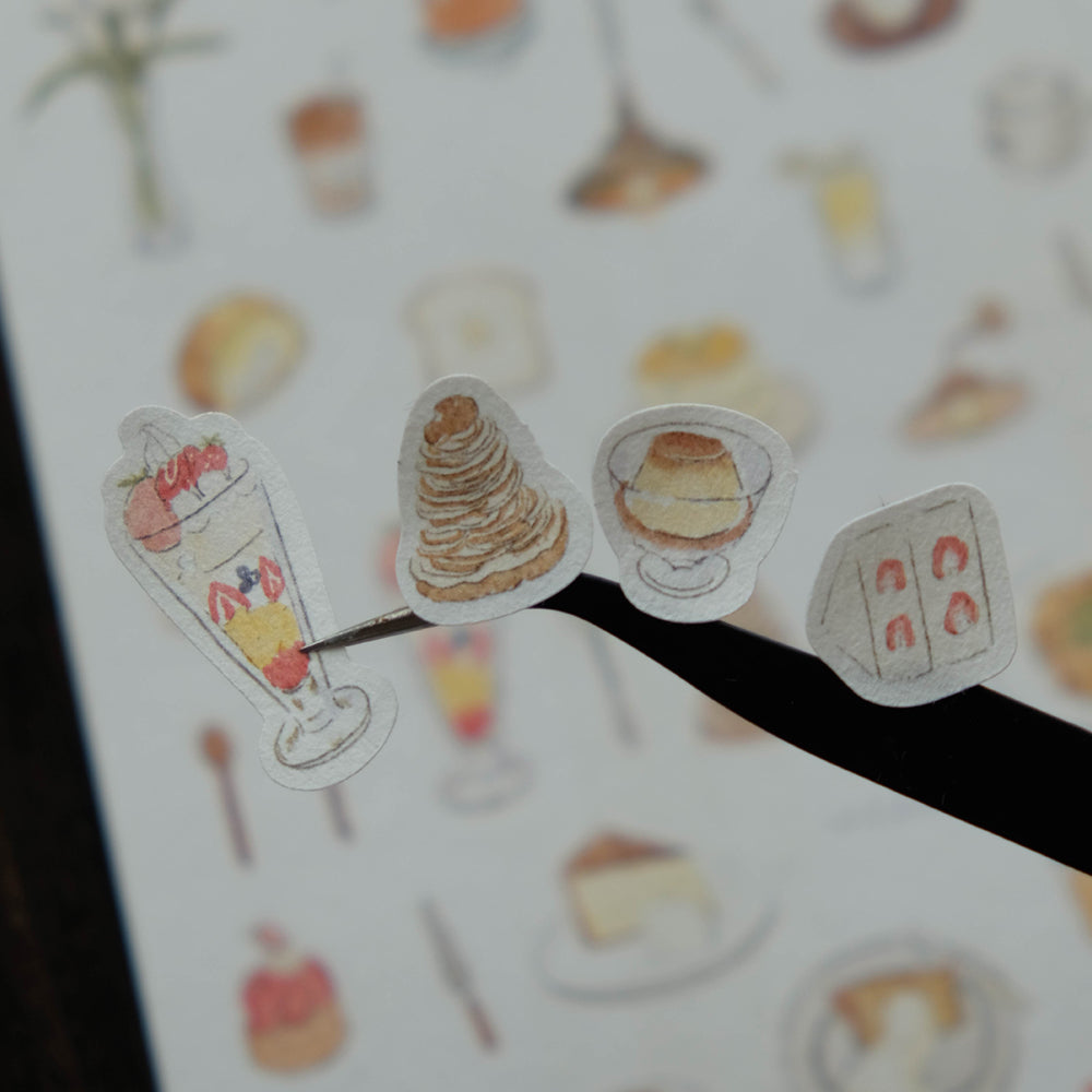 Wenyea's Illustration Sticker - Cafe Time
