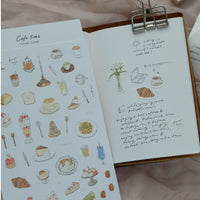Wenyea's Illustration Sticker - Cafe Time