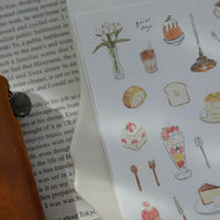 Wenyea's Illustration Sticker - Cafe Time