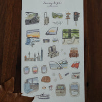 Wenyea's Illustration Sticker - Journey Begins