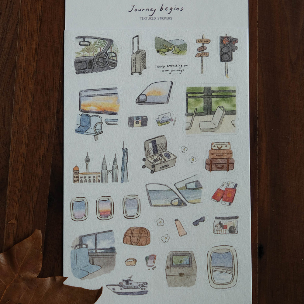 Wenyea's Illustration Sticker - Journey Begins