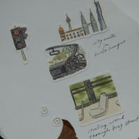Wenyea's Illustration Sticker - Journey Begins
