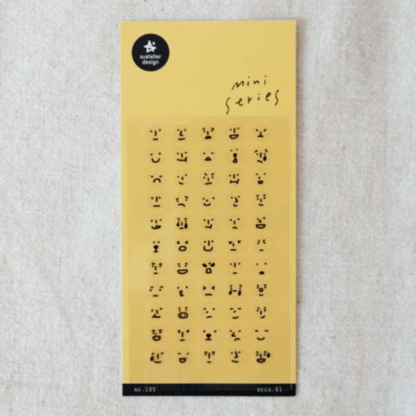 Suatelier 105 Mini Series Deco.01 Expression Sticker
