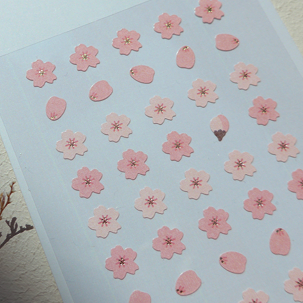 Suatelier 106 Mini Series Flower.01 Cherry Blossoms Sticker