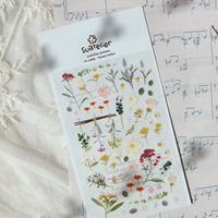 Suatelier 1089 Flower Letter Sticker