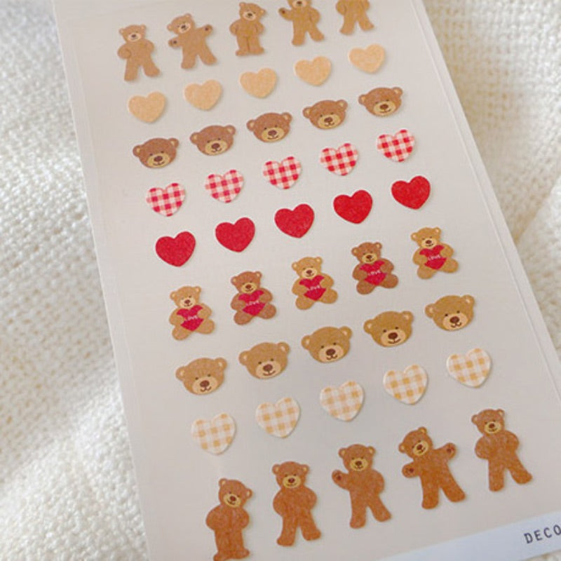 Suatelier 109 Mini Series Deco.04 Bear Sticker