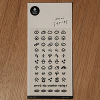 Suatelier 110 Mini Series Deco.05 Weather Sticker