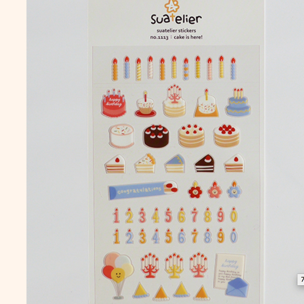 Suatelier 1113 Cake Is Here! Sticker