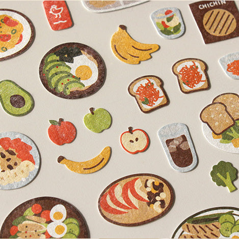 Korean Cute Suatelier Sticker - 1133 Food Trip #05
