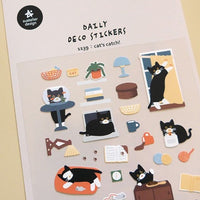 Korean Cute Suatelier Sticker - 1139 Cat'S Catch Sticker