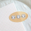 Korean Cute Suatelier Sticker - 116 Deco.09 - Cat