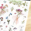 MU Print-on Sticker -159 Flower under the rays