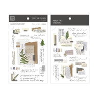 MU Print-on Sticker -161 Casual notes & sketches