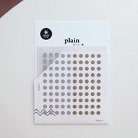 Suatelier 1640 Plain.36 Gold & Silver Circle (S) Sticker