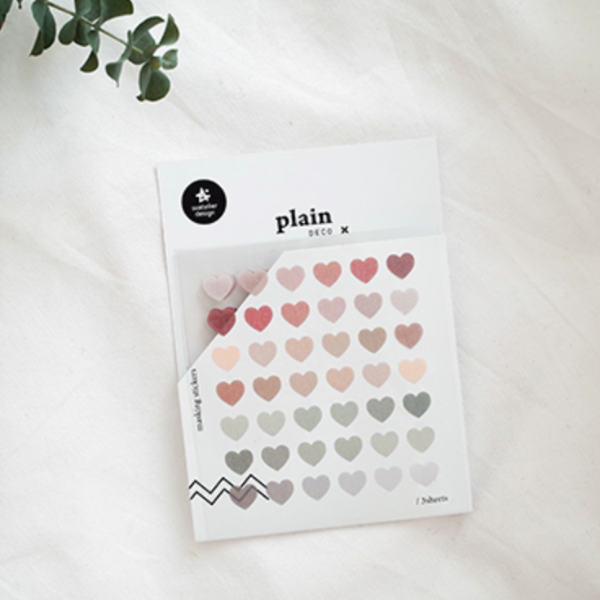 Suatelier 1656 Plain.52 Heart Sticker