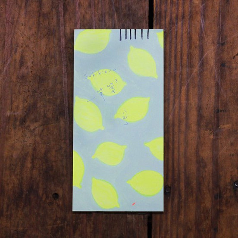 20-124 Subikiawa Japanese Mino Paper Memo Pad - Lemon