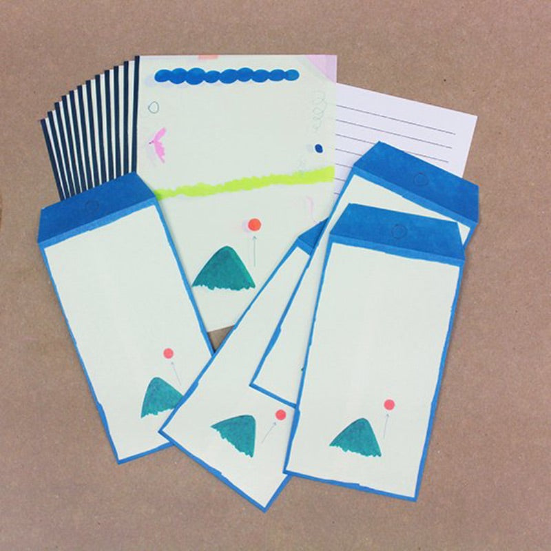 20-125 Subikiawa Japanese Mini Paper Letter Set - Click Here