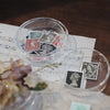 20 pcs Postage Stamps in Glass Container