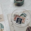 20 pcs Postage Stamps in Glass Container