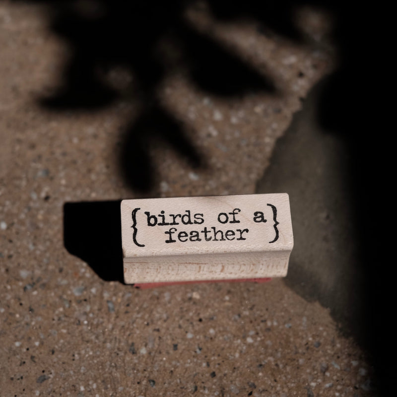 Catslife Press Rubber Stamp - Birds of a feather
