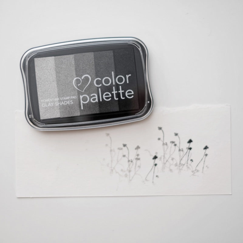 Tsukineko Color Palette Pigment Ink Pad - 511 Grey Shades