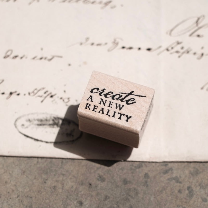 Catslife Press Rubber Stamp - Create a new reality