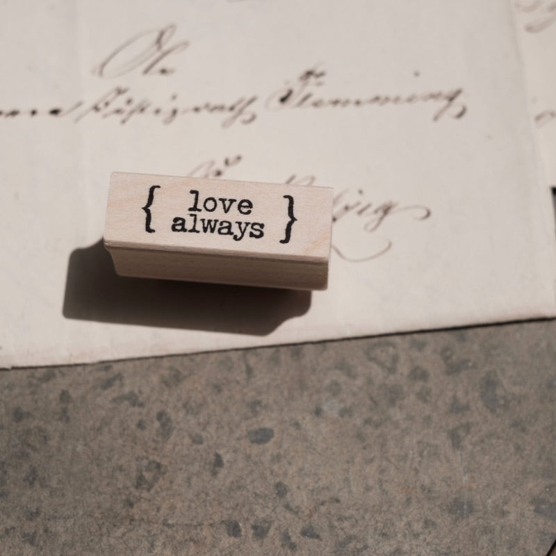 Catslife Press Rubber Stamp - Love always