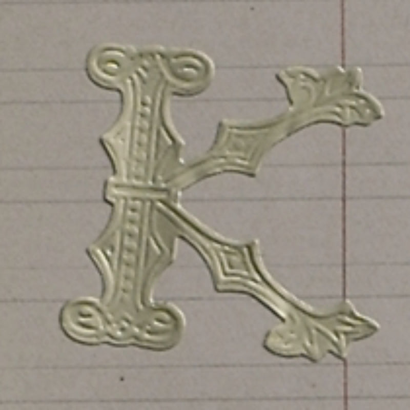 Classiky 倉敷意匠 Embossed Ornamental Alphabet Seal
