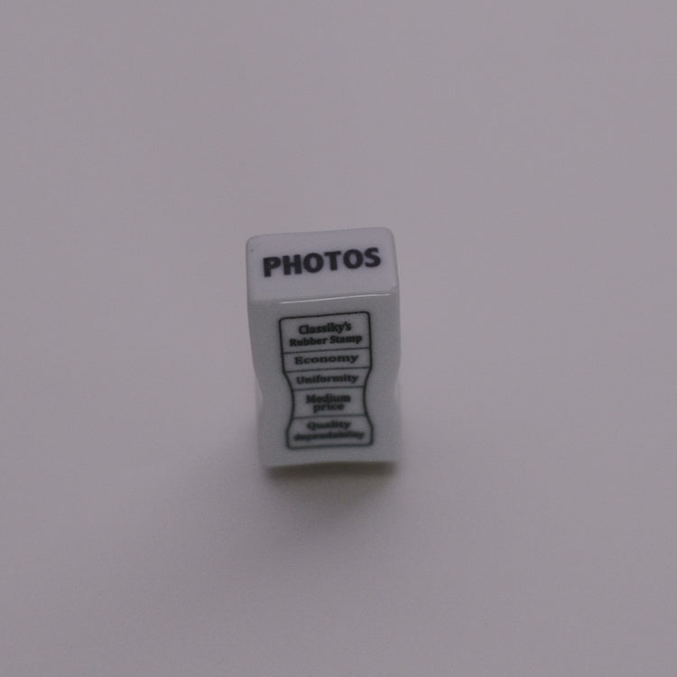 20451-05 Classiky 倉敷意匠 Porcelain Office Stamps - Rectangular PHOTOS