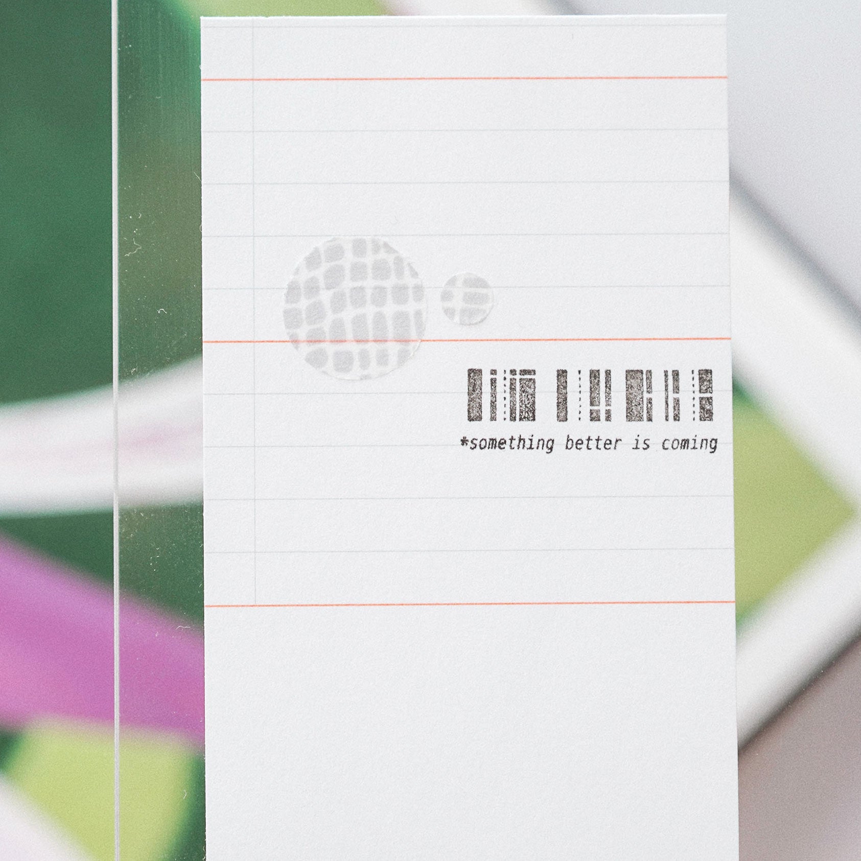 PeHo Design Rubber Stamp - Barcode 条形码