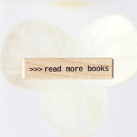 PeHo Design Rubber Stamp - Read more books
