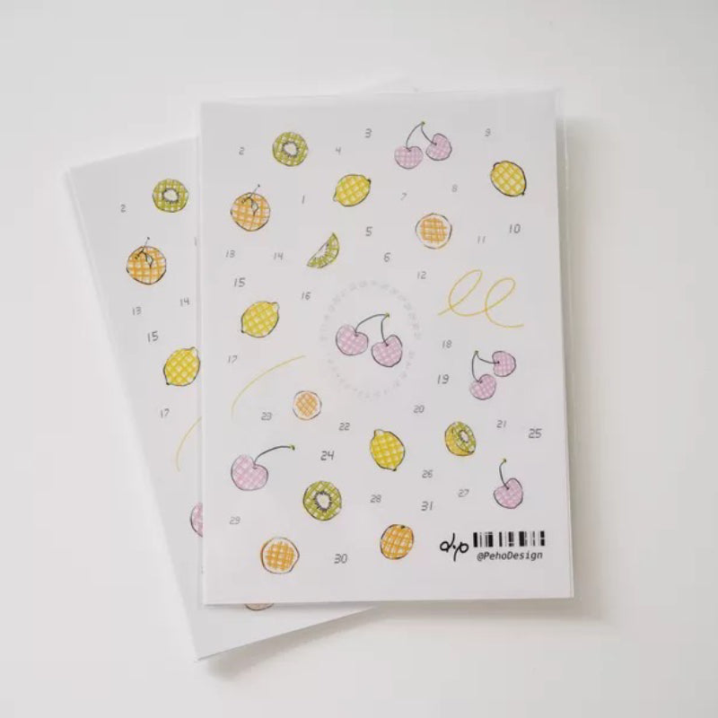 PeHo Design Stickers - Fruits & Digital