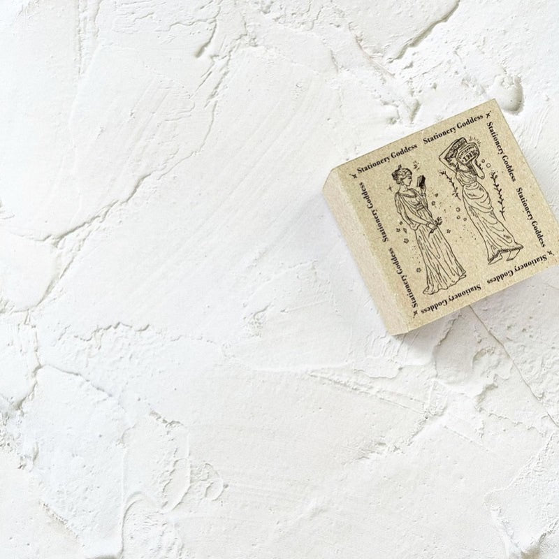 Pion Rubber Stamp - Goddess of Stationery - Set of 2 文具女神