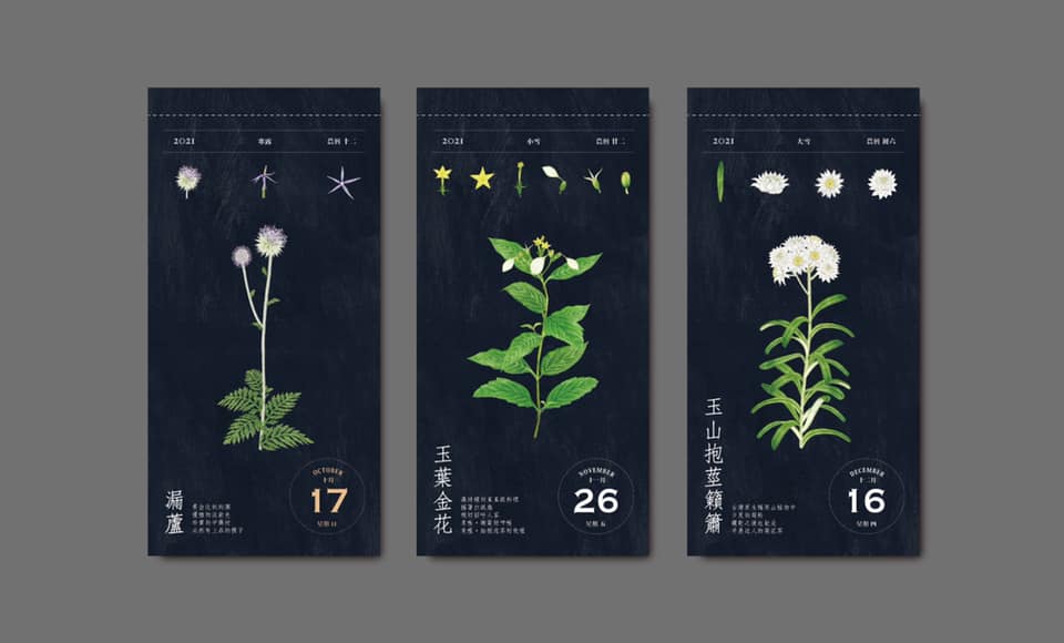 種籽設計 365日花暦 SEED Design 2021 365 days Flower Calendar