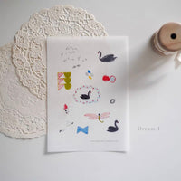 PeHo Design Stickers - Dream, Swan